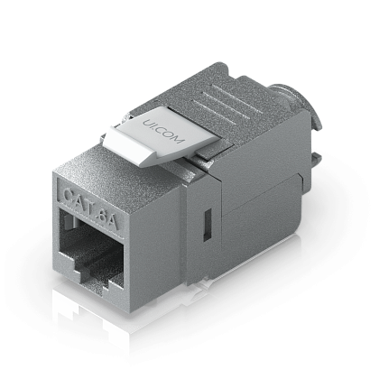 Ubiquiti Cat6A Keystone Jack, 12-Pack (UACC-Keystone-Jack-C6A)