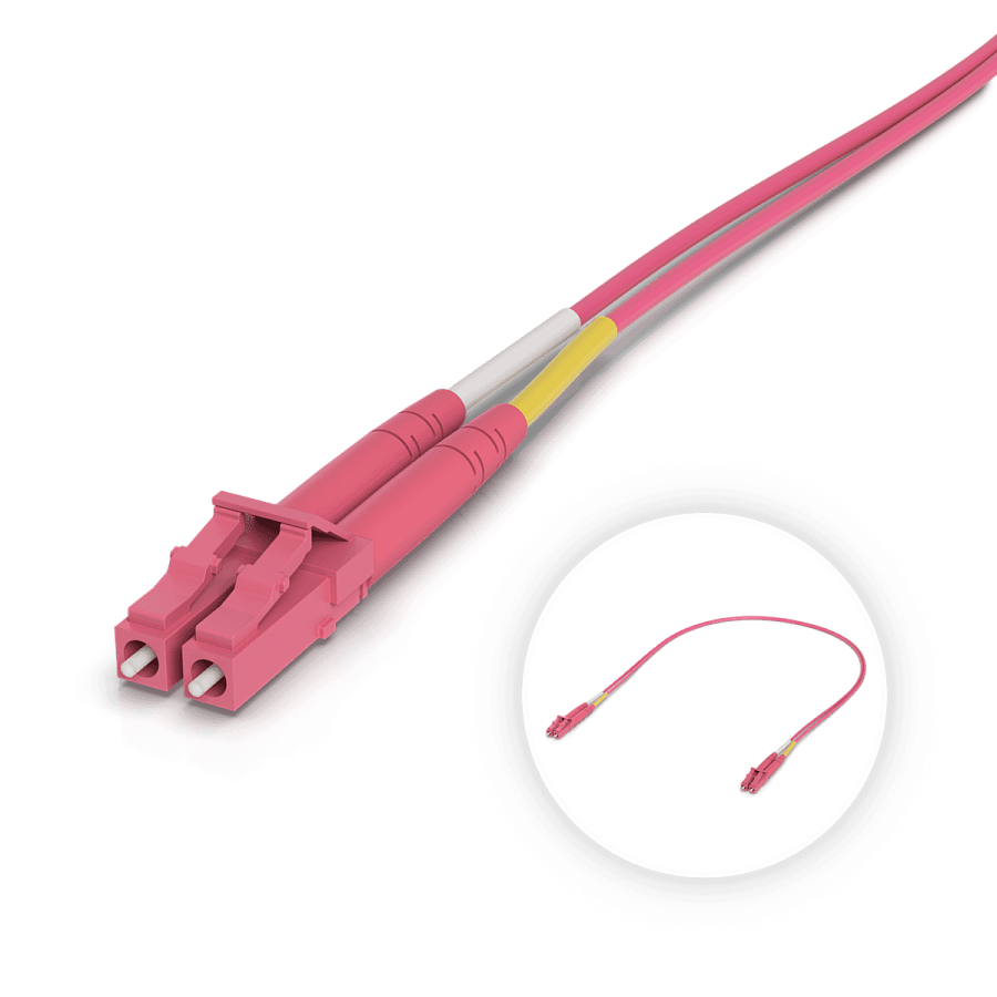 Ubiquiti OM4 Duplex LC UPC Fiber Patch Cable (UACC-OFC-M2-LULU)
