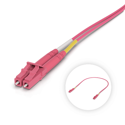 Ubiquiti OM4 Duplex LC UPC Fiber Patch Cable (UACC-OFC-M2-LULU)
